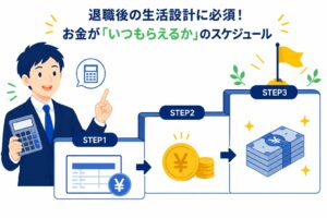 失業保険の金額を3ステップで計算する流れ